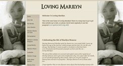 Desktop Screenshot of lovingmarilyn.com